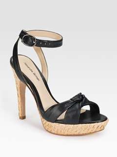 Alexandre Birman   Ankle Strap Platform Sandals/Black