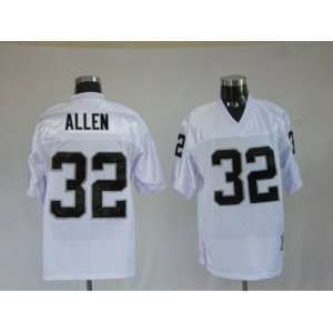 Marcus Allen #32 Oakland Raiders Replica Throwback NFL Jersey White 