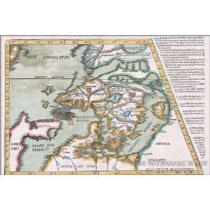  Scandinavia Map, c1541, by Martin Waldseemuller   24x36 