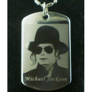Michael Jackson RIP dog tag pendant necklace dog tag#2