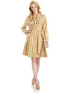 Moschino   Silk Twill Shirtdress