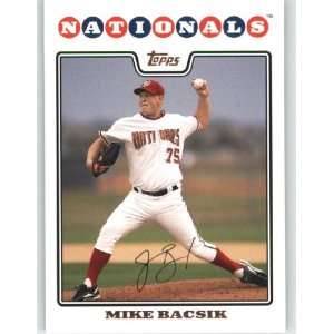  2008 Topps #133 Mike Bacsik   Washington Nationals 