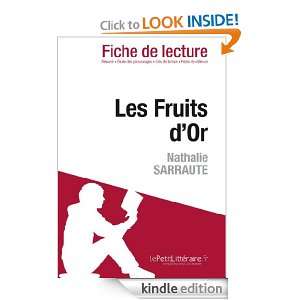 Les Fruits dOr de Nathalie Sarraute (Fiche de lecture) (French 