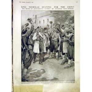  King Nicholas Montenegran Cettinje Dadd Print 1912