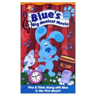 Clues   Blues Big Musical Movie [VHS] Steve Burns, Traci Paige 