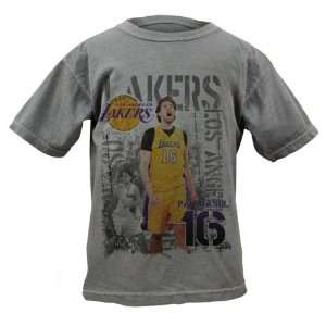 Pau Gasol Los Angeles Lakers Youth Titanium Caged Player Soft Hand 