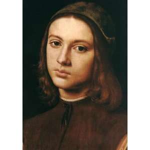  Sheet of 21 Gloss Stickers Perugino Pietro Portrait of a 