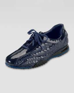 X18MX Cole Haan Air Bria Geni Woven Oxford, Patent Leather