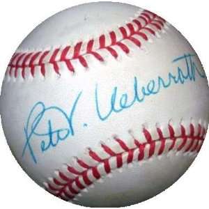 Peter Ueberroth autographed Baseball