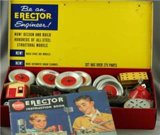 Vintage Toy Gilbert Erector Set 10042 Radar Scope 1959  