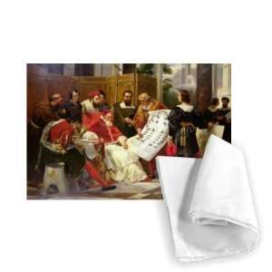  Pope Julius II ordering Bramante,   Tea Towel 100% 