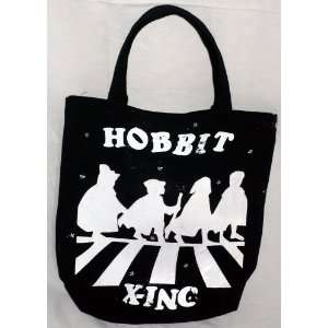  Hobbit X ing Tote Bag [White on Black] 