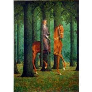  Le Blanc Seing by Rene Magritte. size 19.75 inches width 