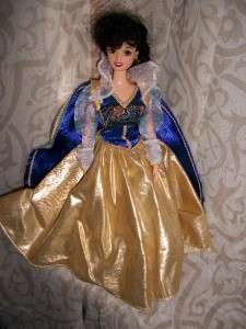 Fancy Gown dress SNOW WHITE snowhite Disney barbie DOLL  