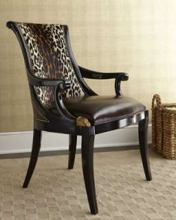 Handcrafted Nailhead Trim Chair  