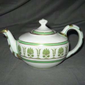  Richard Ginori Ercolano Green Tea Pot with Lid Everything 