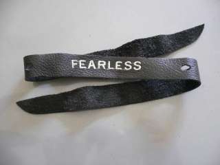 Taylor swift leather bracelet FEARLESS Wrist Band New  