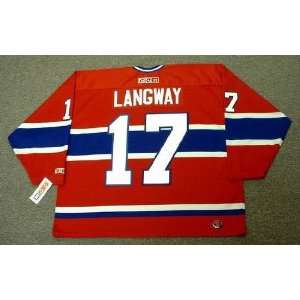 ROD LANGWAY Montreal Canadiens 1979 CCM Throwback Away NHL Hockey 