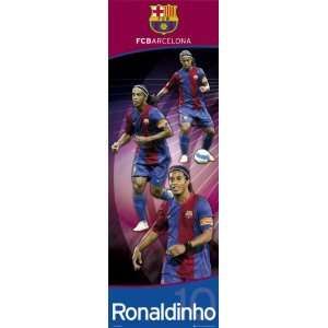  Ronaldinho  FC Barcelona Door Poster Print, 21x62