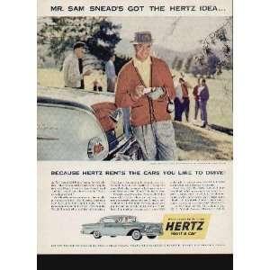  Mr. Sam Sneads Got The Hertz Idea  1958 Chevrolet 