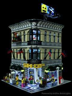 LED Brick LIGHTS Grand Emporium 10211 Fire Brigade 10197 Lego Town 