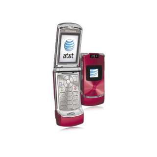 NEW MOTOROLA 3G RAZR V3XX FIRE RED AT&T CELL PHONE  