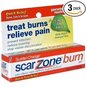  Sudden Change Scar Zone Burn Gel, 0.5 oz (14 g) Tubes 