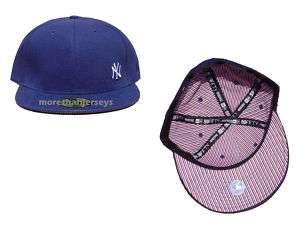 New Era NAVY Pique Flawless NY Yankees Fitted Hat Cap  