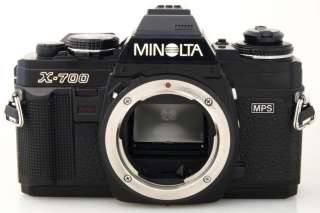 Minolta X 700 MPS 35mm SLR camera body; Osaka Japan  