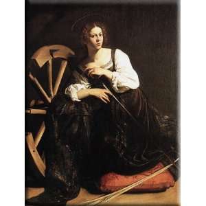  St. Catherine of Alexandria 23x30 Streched Canvas Art by 