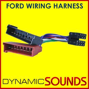 Ford Car CD Radio Wiring Loom Harness ISO Adaptor  