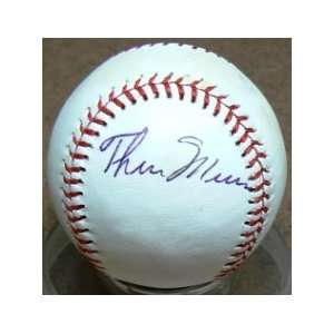 Thurman Munson Autographed Baseball   Autographed Baseballs