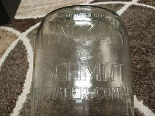   GALLON Hinckley & Schmitt #1Fancy Glass Carboy Cooler Bottle  