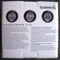 New Garmin Forerunner 410 Running GPS Watch w/ Heart Rate Monitor 
