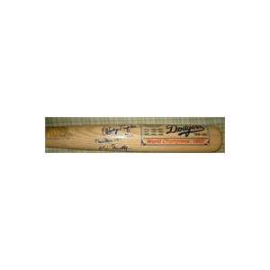   Baseball Bat by Vin Scully, Duke Snider, & Andy Pafko 