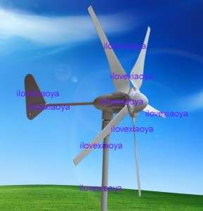 Wind Turbine Generator Kit 900W Max 12/24V Option Aerogenerator 5 