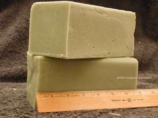 Handmade Soap Loaf  Rosemary Mint French Clay Olive Oil  