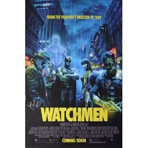  WATCHMEN AUTOGRAPHED MOVIE POSTER 