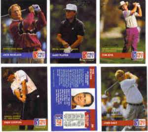 1992 Pro Set Golf Trading Cards Gold Foil Set #822  