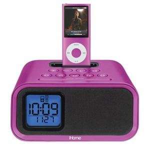  iHome, iPod Dock w/Dual Alarm Pink (Catalog Category Digital 