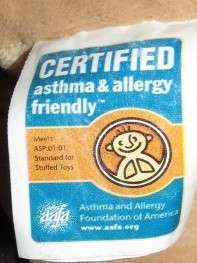For your consideration, a cute little asthma friendly Buddy Bear from 
