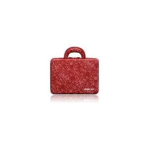   Hard Case Bag (Flower Pattern On Red) for Asus laptop Electronics