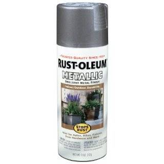 Rust Oleum 7278830 Metallic Spray, Matte Silver, 11 Ounce by Rustoleum