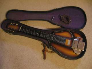 1937 SUPRO HAWAIIAN LAP SLIDE STEEL GUITAR RARE FIND WITH GREAT TONE 