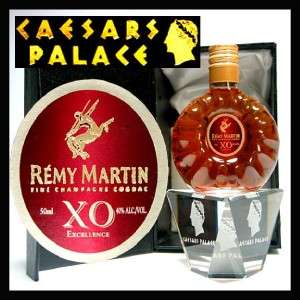   XO Cognac Caesars Palace Collectable Mini 50ml Hennessy Crystal  