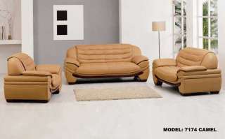 New 3PC Contemporary Modern Leather Sofa Set, #V 7174  