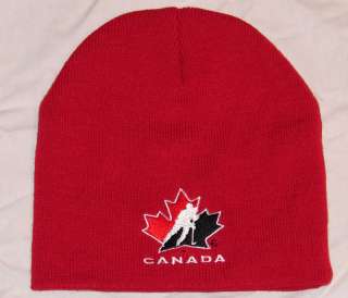   2010 Olympics TEAM CANADA HOCKEY Tuque/Beanie Knit Cap Canadian RED