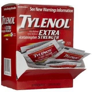 Tylenol Pain Reliever/Fever Reducer, Extra Strength, 500 Mg Individual 