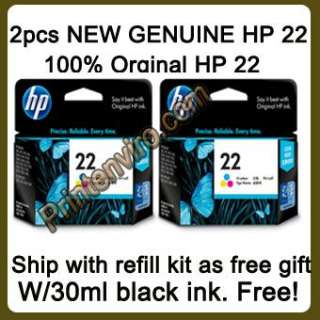 Genuine NEW Orginal HP 22 HP22 C9352A color Ink Cart  