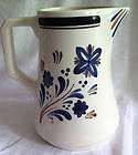 HUNGARIAN HAND DECORTATED POTTERY PITCHER SIGNED  